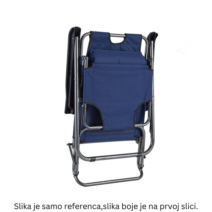 Sklopiva prenosiva kamping ležaljka stolica - VELIKA (178 x 47 CM)